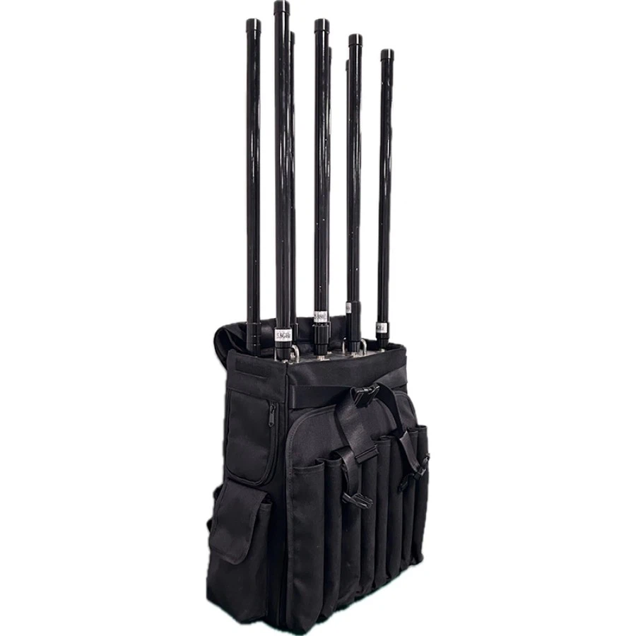 Rugged Outdoor Manpack Drone Jammer For Harsh Environment Security Protection factory